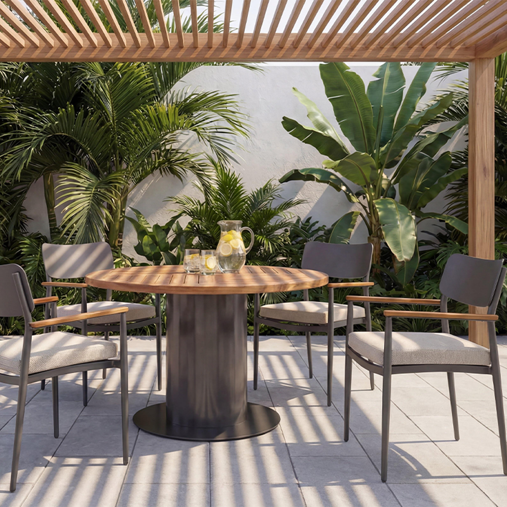 Teak Round Table / チークラウンドテーブル - SP 1