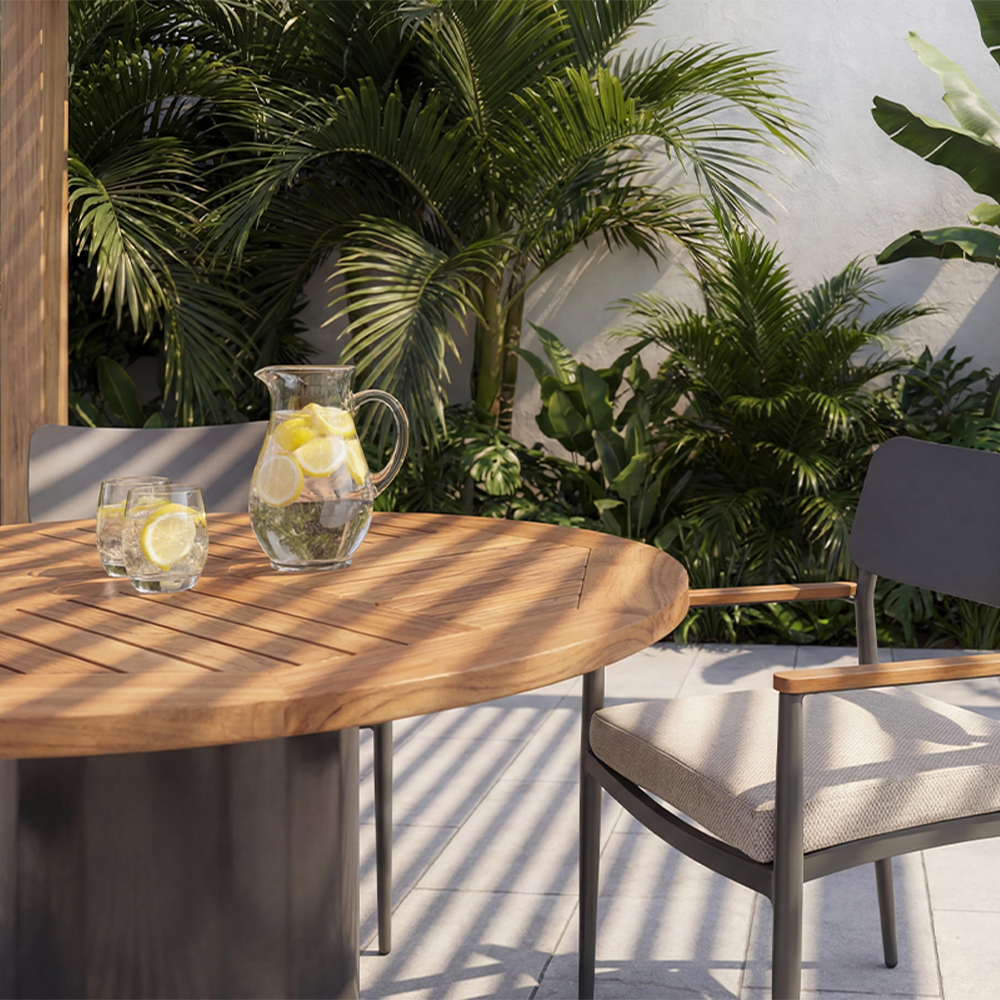 Teak Round Table / チークラウンドテーブル - SP 3