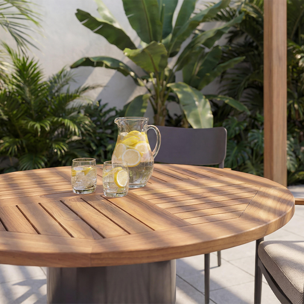 Teak Round Table / チークラウンドテーブル - SP 4