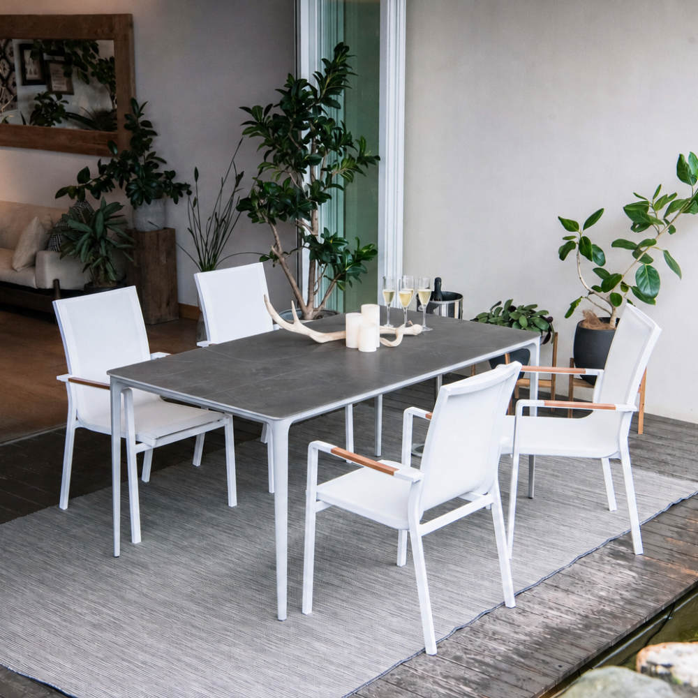 NTD Ceramic Dining Table（ストーングレー×ライトグレー） - SP 1