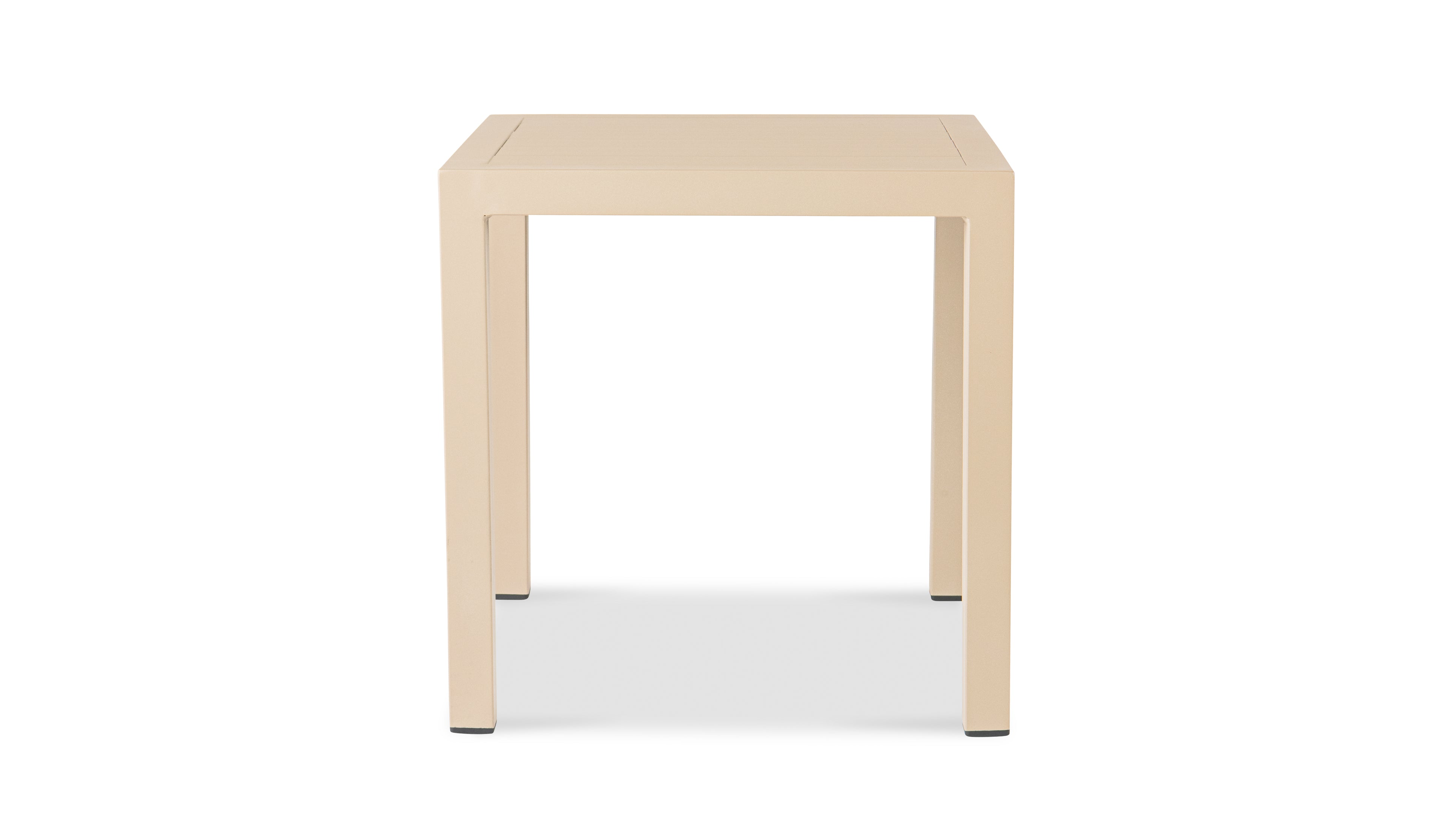 軽量なアルミ製屋外用テーブル TS17サイドテーブル ベージュ | ガーデンファニチャーNUPLACE